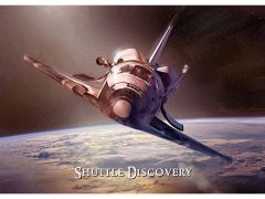 3D-kortti Shuttle Discovery
